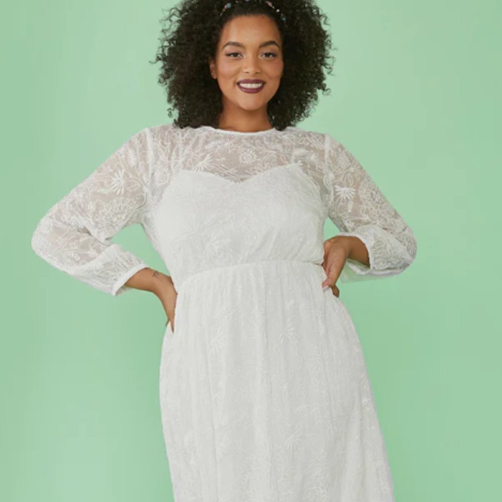 NWT Modcloth Just The Beginning Maxi Dress